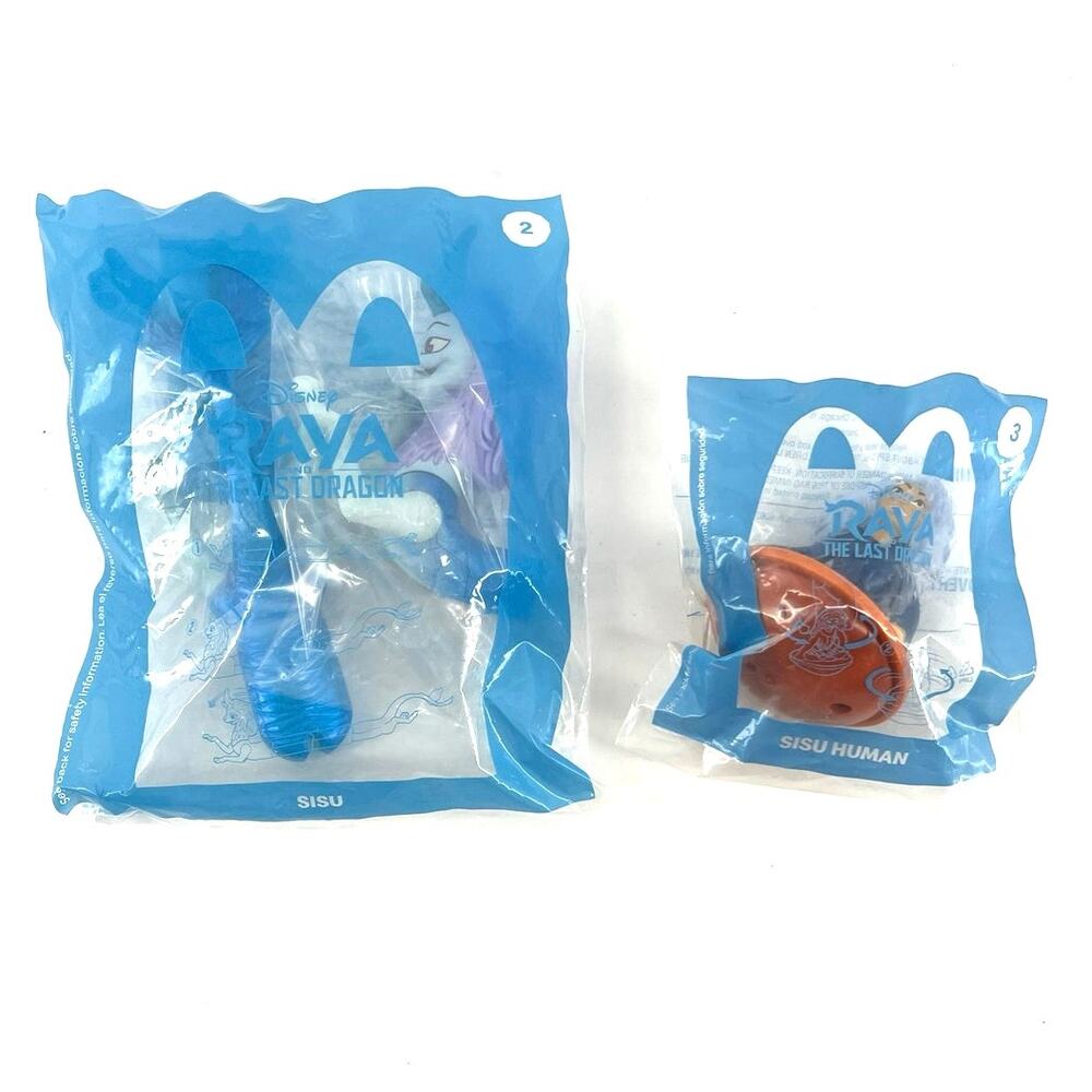 Disney Raya and the Last Dragon McDonalds Happy Meal Toys Set of 2